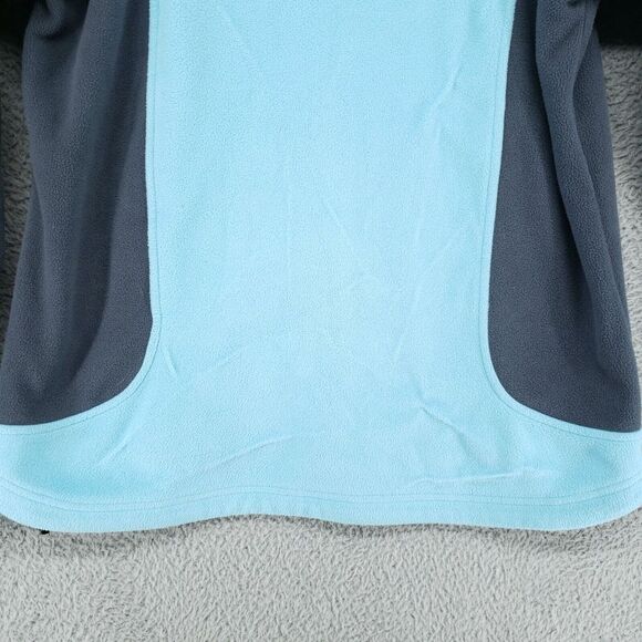 Vintage LL Bean Womens Size Large Blue Full Zip Polartec Fleece Jacket Stretch - Picture 16 of 16